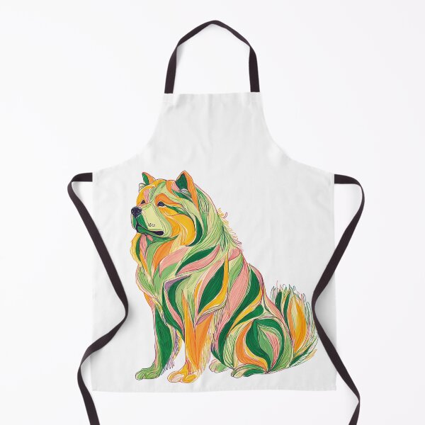 Item preview, Colorful Chow chow puppy dog designed and sold by MendaciousMina.