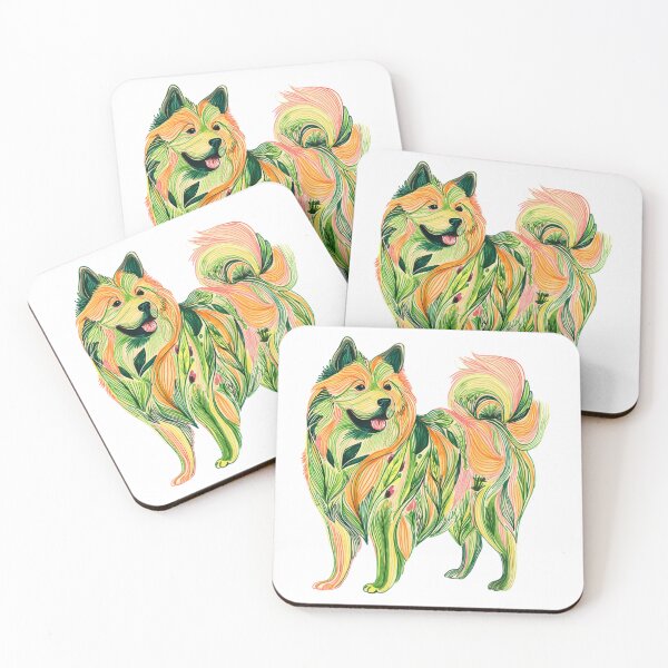 Item preview, Colorful Chow chow puppy dog designed and sold by MendaciousMina.