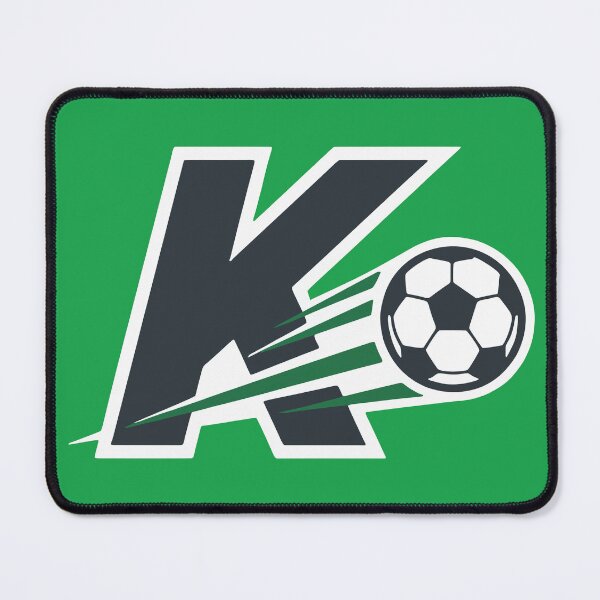 Item preview, Kickoff Strike Football Monogram K designed and sold by xmoudx.