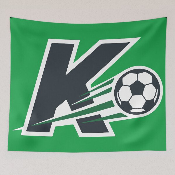 Item preview, Kickoff Strike Football Monogram K designed and sold by fadilow.