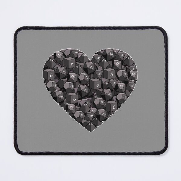 Item preview, Dice Heart - Black designed and sold by -Solarly-.