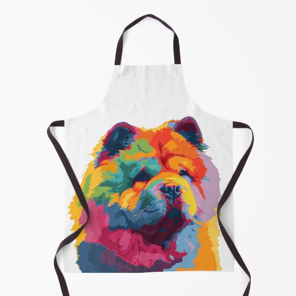 Item preview, Colorful Pop art Chow chow puppy dog designed and sold by MendaciousMina.