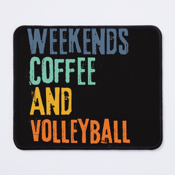 Item preview, Funny Retro Weekends Coffee and Volleyball designed and sold by WeirdlyRare.