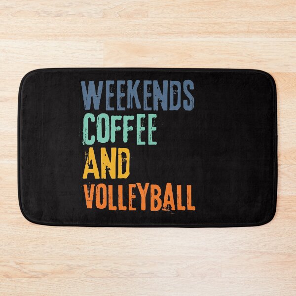 Item preview, Funny Retro Weekends Coffee and Volleyball designed and sold by WeirdlyRare.