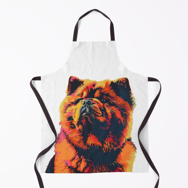 Item preview, Colorful Pop art Chow chow puppy dog designed and sold by MendaciousMina.