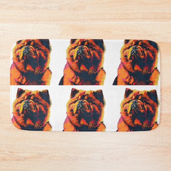 Item preview, Colorful Pop art Chow chow puppy dog designed and sold by MendaciousMina.