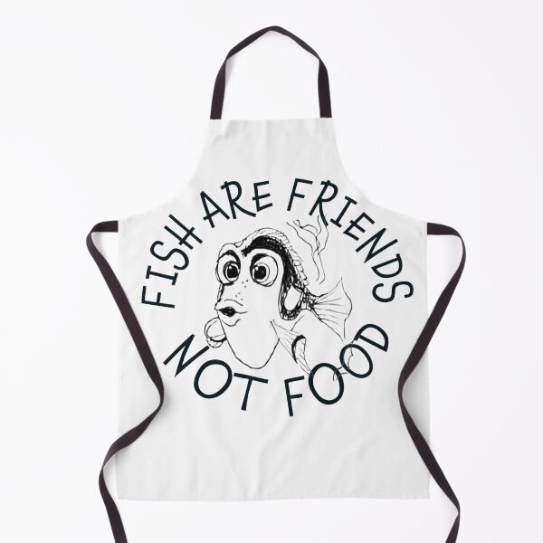 Item preview, Fish are Friends, Not FOOD designed and sold by MyBottomShelf.