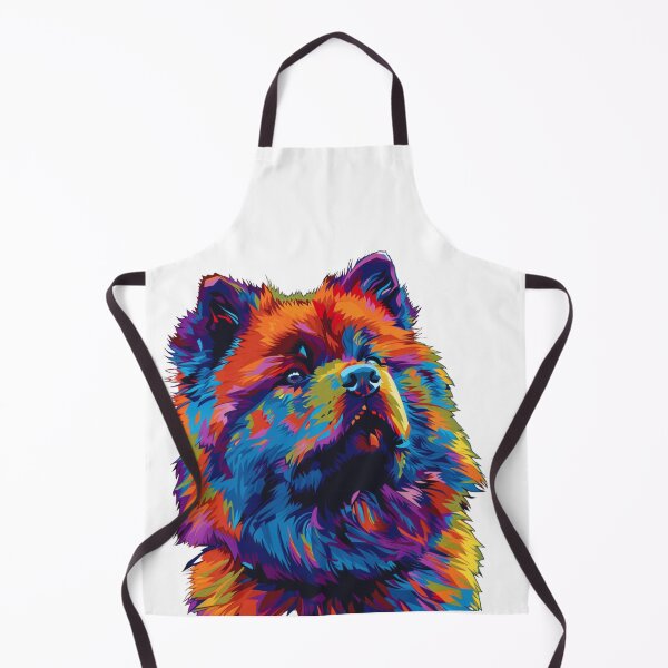 Item preview, Colorful Pop art Chow chow puppy dog designed and sold by MendaciousMina.