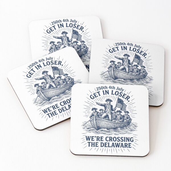 Item preview, Get in Loser We're Crossing The Delaware George Washington 4th Of July  designed and sold by gear-posters.