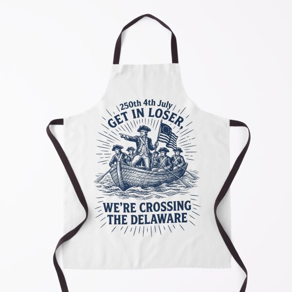 Item preview, Get in Loser We're Crossing The Delaware George Washington 4th Of July designed and sold by gear-posters.