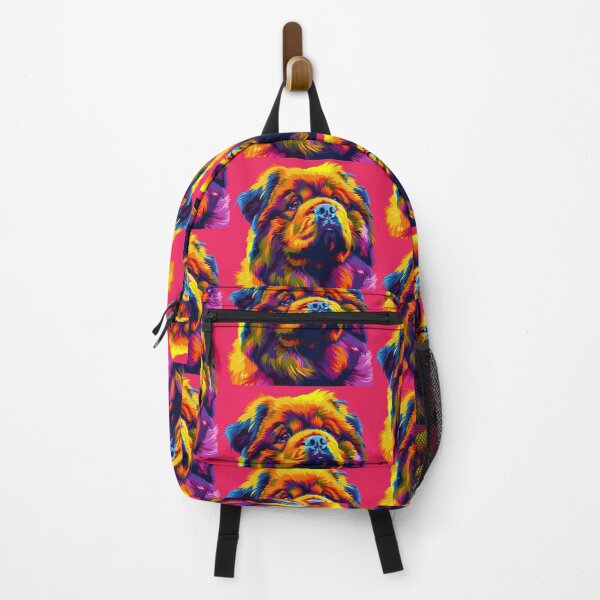 Item preview, Colorful Pop art Chow chow puppy dog designed and sold by MendaciousMina.