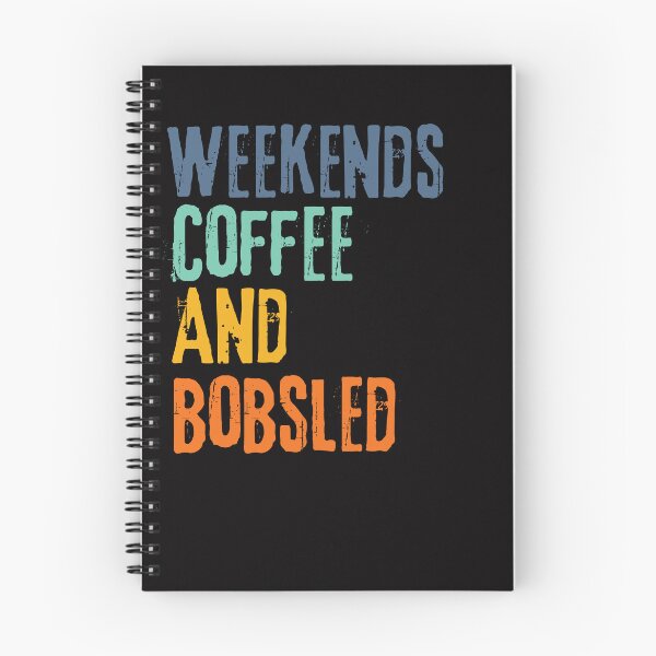 Item preview, Funny Retro Weekends Coffee and Bobsled designed and sold by WeirdlyRare.