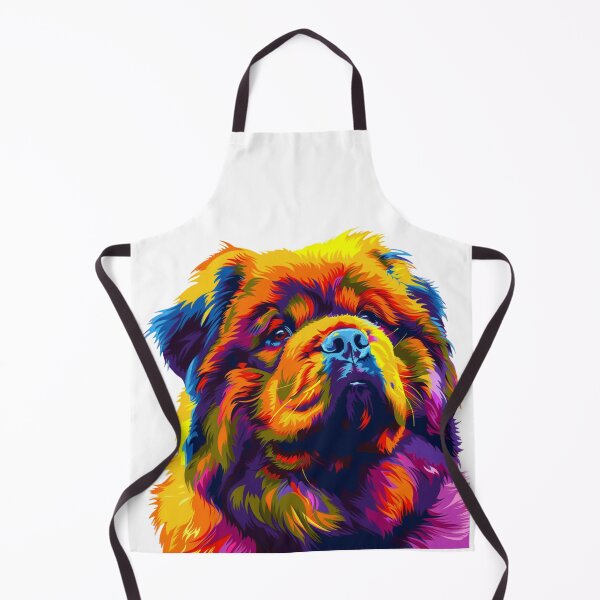 Item preview, Colorful Pop art Chow chow puppy dog designed and sold by MendaciousMina.