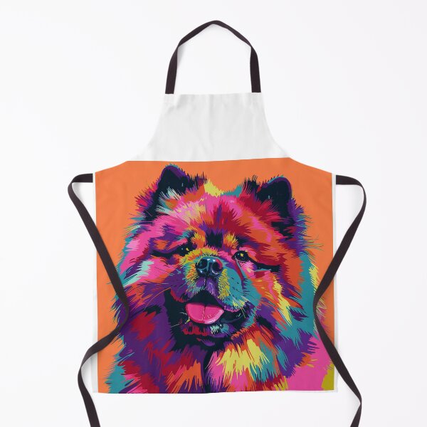 Item preview, Colorful Pop art Chow chow puppy dog designed and sold by MendaciousMina.