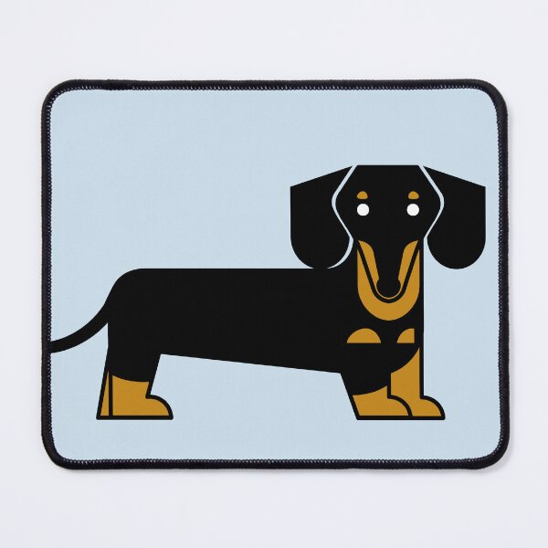 Item preview, Dachshund dog body color logo designed and sold by Konopikyu.