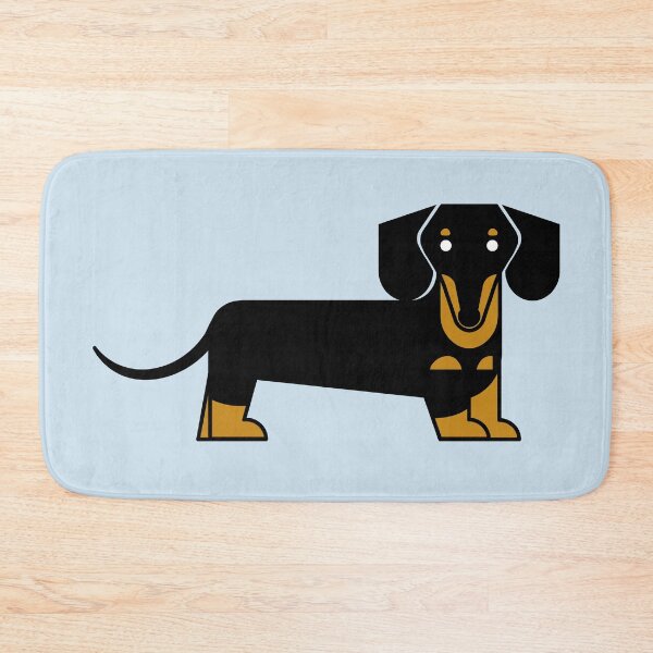 Item preview, Dachshund dog body color logo designed and sold by Konopikyu.