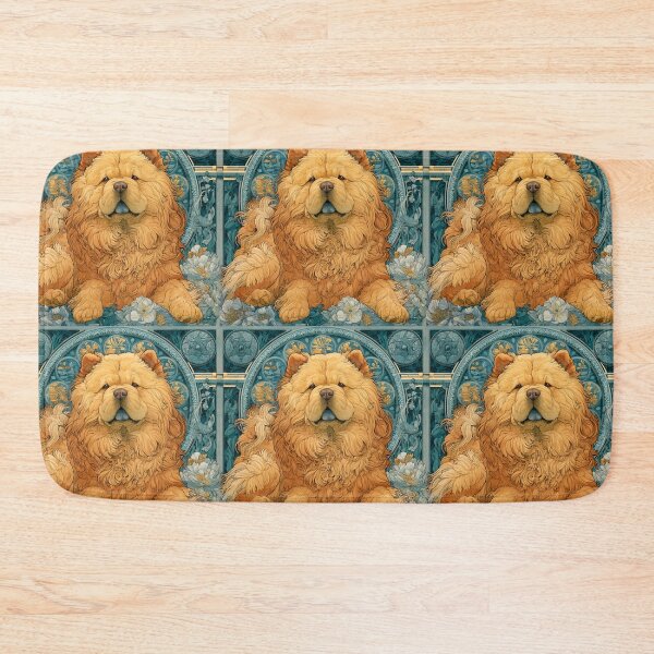 Item preview, Art nouveau Chow chow puppy dog designed and sold by MendaciousMina.