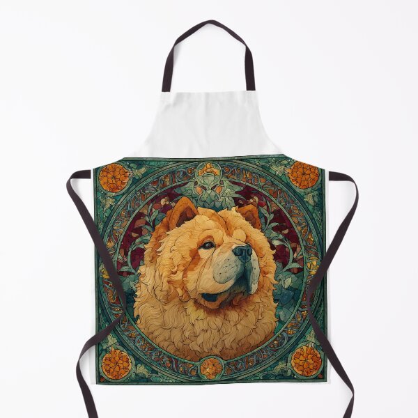 Item preview, Art nouveau Chow chow puppy dog designed and sold by MendaciousMina.