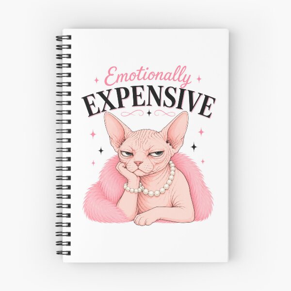 Item preview, Emotionally Expensive Sphynx Cat designed and sold by INVITOARTE.