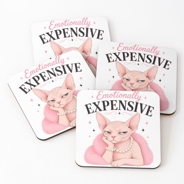 Item preview, Emotionally Expensive Sphynx Cat designed and sold by INVITOARTE.