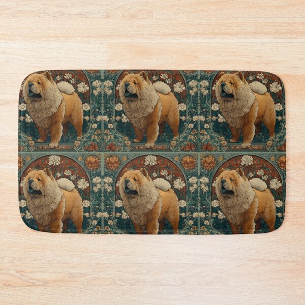 Item preview, Art nouveau Chow chow puppy dog designed and sold by MendaciousMina.