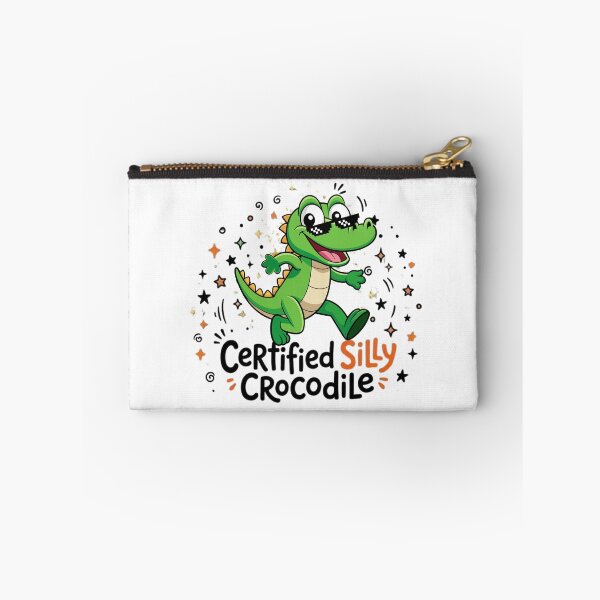 Item preview, Certified Silly Crocodile Thug Life Sunglasses Meme Sticker designed and sold by Sarah'sCreativeLab.