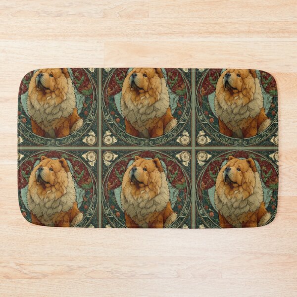 Item preview, Art nouveau Chow chow puppy dog designed and sold by MendaciousMina.