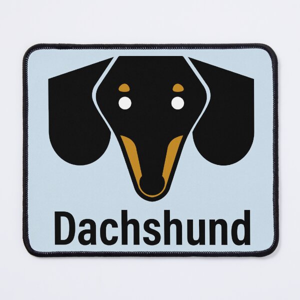 Item preview, Dachshund dog face color logo designed and sold by Konopikyu.