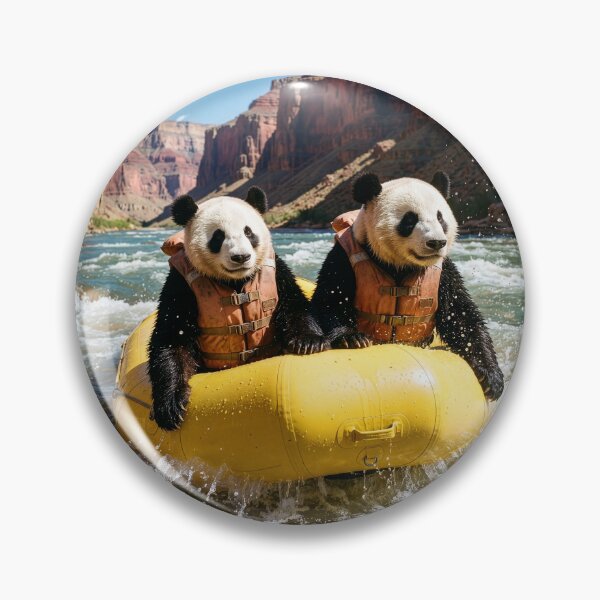 Item preview, Panda Bears Raft on Colorado River designed and sold by Tridentulus.