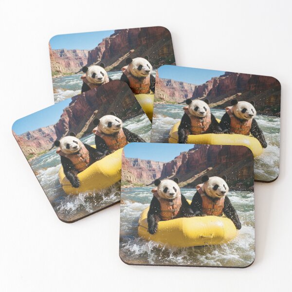 Artikelvorschau, Pandabären-Rafting auf dem Colorado River entworfen und verkauft von Tridentulus.