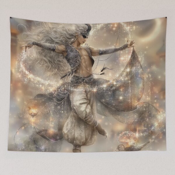 Item preview, The Stardust Veil Sorcerer designed and sold by bloorose.