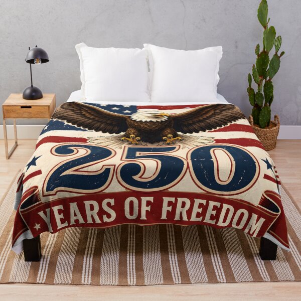 Item preview, america 250, independence day 2026, 4th of july 2026, patriotic eagle, we the people designed and sold by TrueArtVibes.