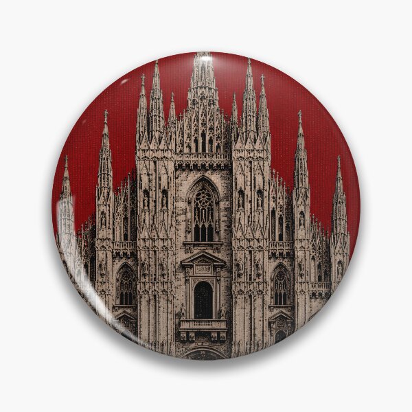 Item preview, Milan Vintage Travel Stamp Design – Retro Italy City Art designed and sold by ArtYouFeel.