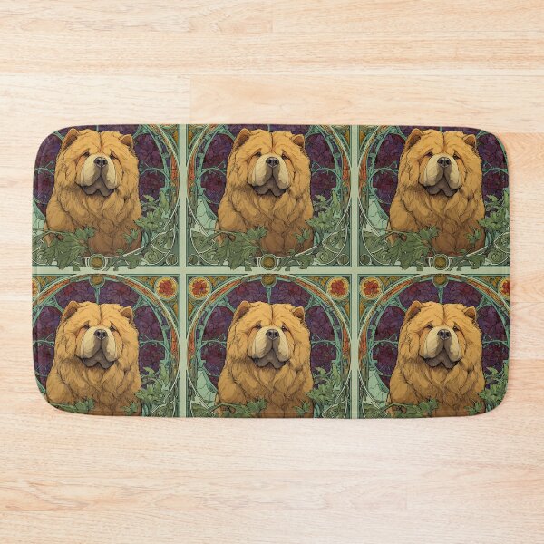 Item preview, Art nouveau Chow chow puppy dog designed and sold by MendaciousMina.