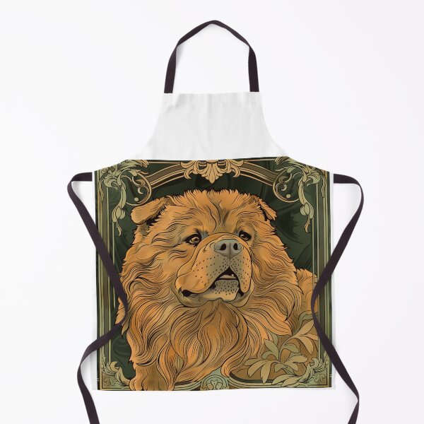 Item preview, Art nouveau Chow chow puppy dog designed and sold by MendaciousMina.