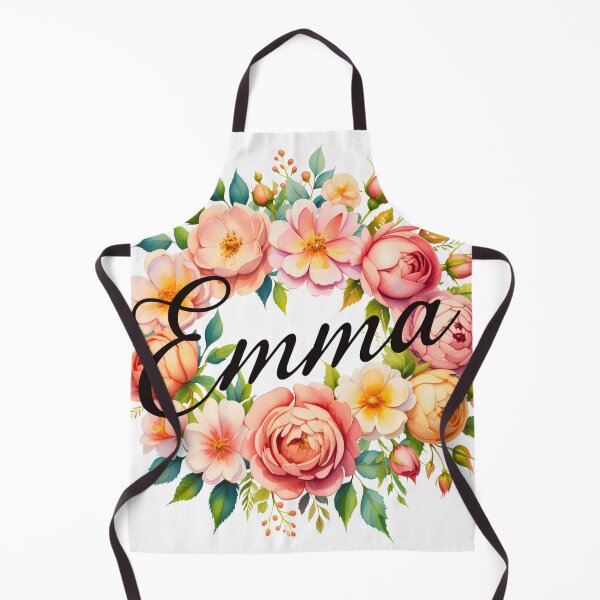 Item preview, Emma Floral Name Watercolor Boho Personalized Design designed and sold by ArcticFoxStudio.