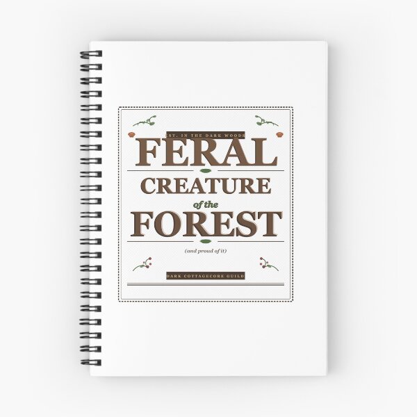 Item preview, Feral Creature Of The Forest Dark Cottagecore Retro designed and sold by Mega-Shopping.
