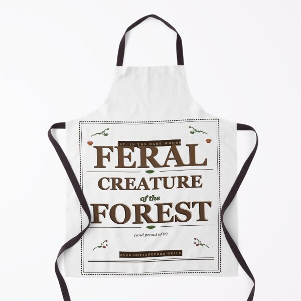 Item preview, Feral Creature Of The Forest Dark Cottagecore Retro designed and sold by Mega-Shopping.