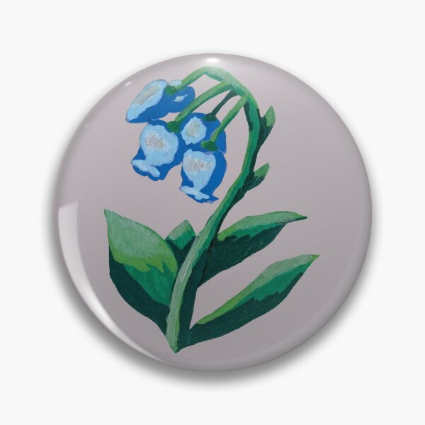 Item preview, Blue Nightshade Flower Painting  designed and sold by AnubisAltarArt.