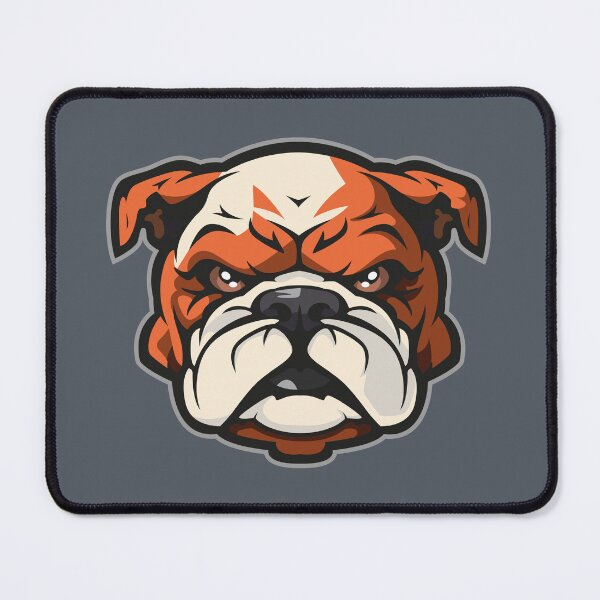 Item preview, Angry Bulldog – Fierce Tough Dog Mascot Design designed and sold by MerlinWear.