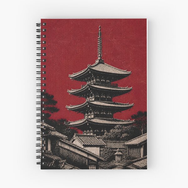Item preview, Kyoto Vintage Travel Stamp Design – Retro Japan Landmark Art designed and sold by ArtYouFeel.