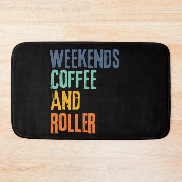 Item preview,  Funny Retro Weekends Coffee and Roller designed and sold by WeirdlyRare.