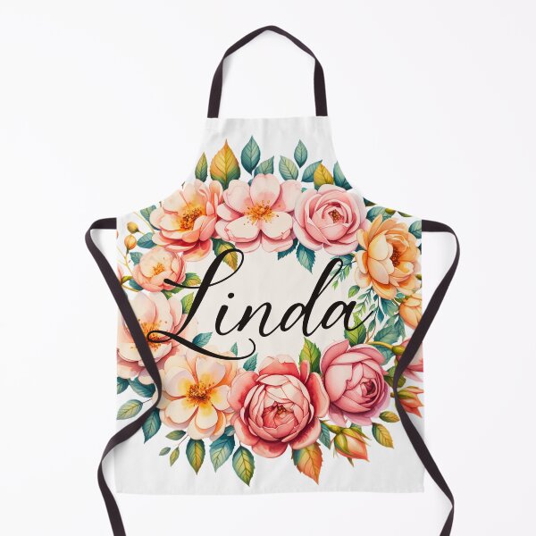 Item preview, Linda Floral Name Watercolor Boho Personalized Design designed and sold by ArcticFoxStudio.
