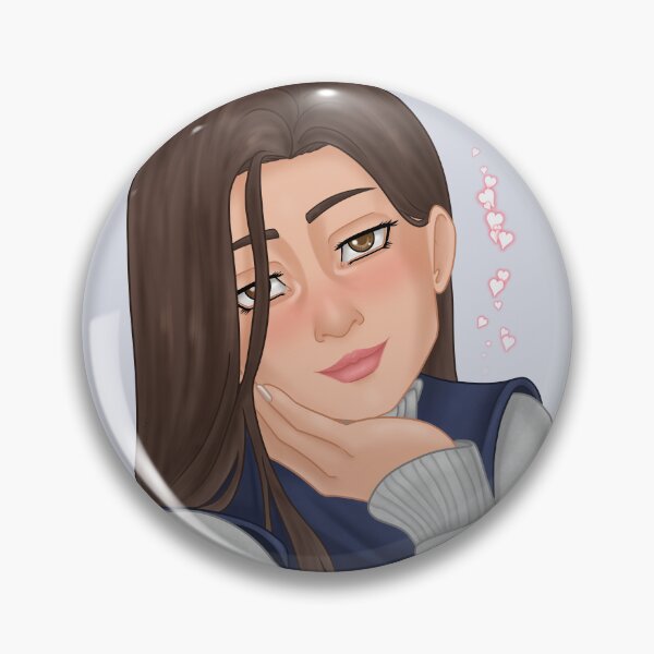 Item preview, Romantic woman portrait designed and sold by AssortedDrawings.