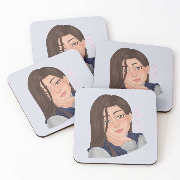 Item preview, Romantic woman portrait designed and sold by AssortedDrawings.
