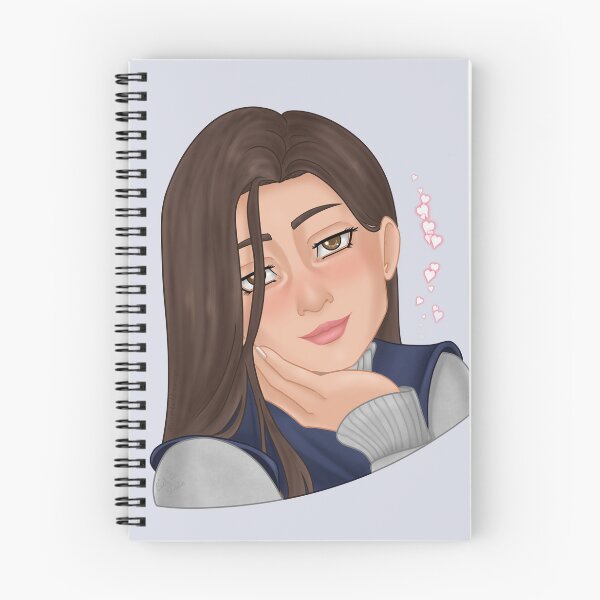 Item preview, Romantic woman portrait designed and sold by AssortedDrawings.
