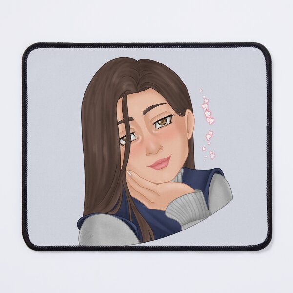 Item preview, Romantic woman portrait designed and sold by AssortedDrawings.