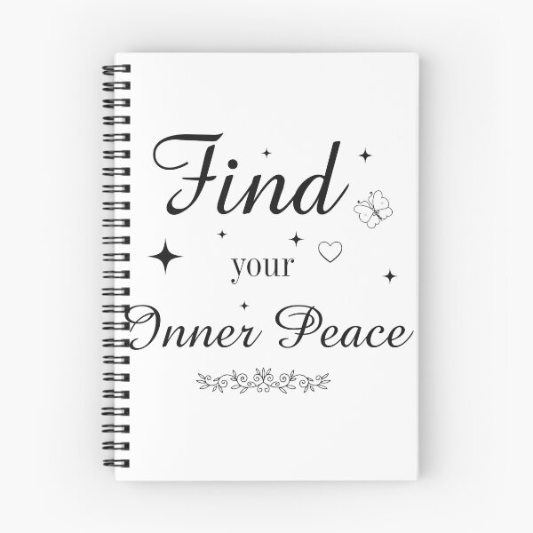 Item preview, Find Your Inner Peace Butterfly Inspirational Quote Design designed and sold by Ned_Studio.