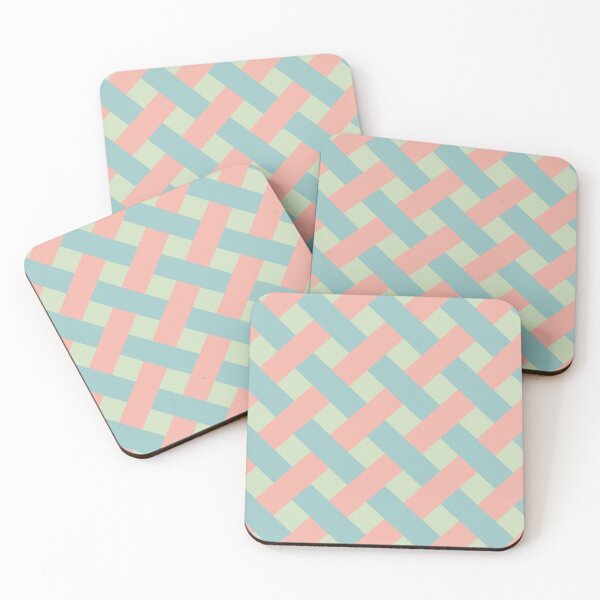 Item preview, Pastel Lattice with Pistachio, Peach, and Aqua designed and sold by PCaleDesigns.