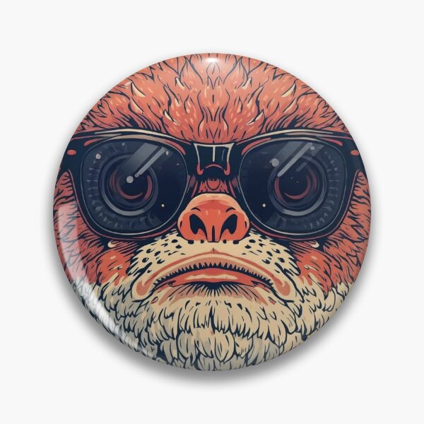 Item preview, Puffer Boss — Cool Pufferfish with Sunglasses Dark Art Print designed and sold by Mripa.